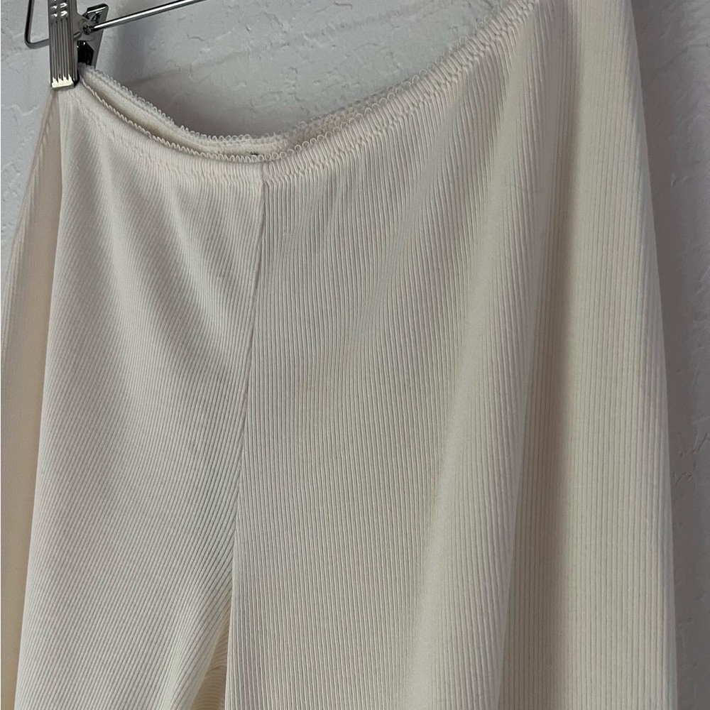 SKIMS Cotton Picot Straight Leg Pants in Marble - Picture 3 of 3